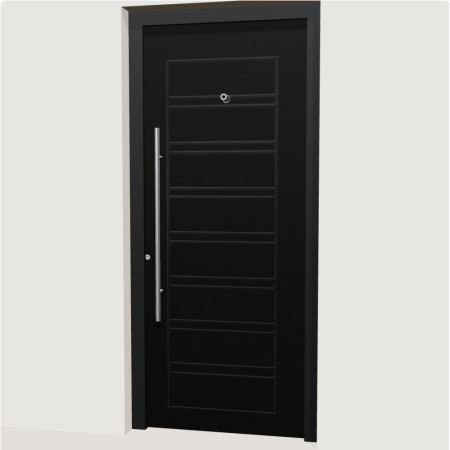 Porte d’entrée aluminium multicadres Albi | A2T Distributions