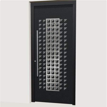 Porte d’entrée aluminium multicadres Narbonne | A2T Distributions