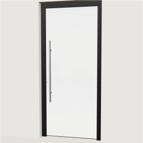 Porte d’entrée multicadres verre blanc Étretat | A2T Distributions