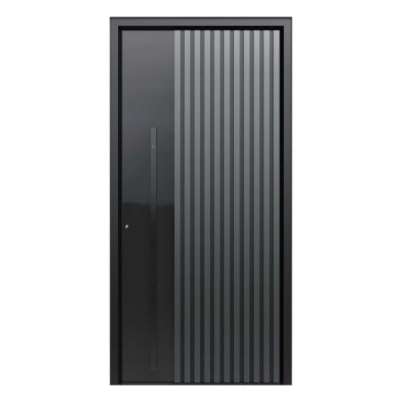 Porte d’entrée Pirnar Vertical Grace 555 A GLASS sur mesure | A2T