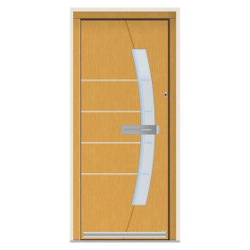 Porte d’entrée bois Pirnar 0120 sur mesure | A2T