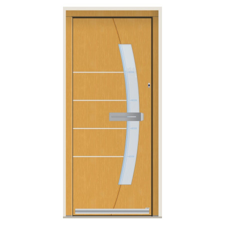 Porte d’entrée bois Pirnar 0120 sur mesure | A2T