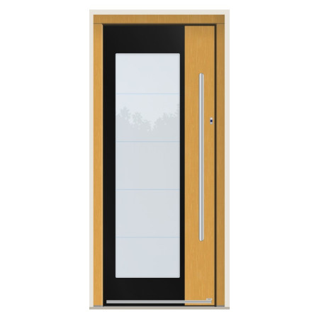 Porte d’entrée bois Pirnar 0140 sur mesure | A2T