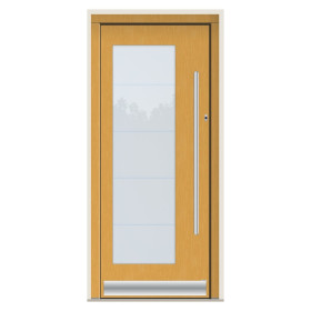 Porte d’entrée bois Pirnar 0141 sur mesure | A2T