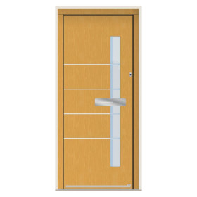 Porte d’entrée bois Pirnar 0160 sur mesure | A2T
