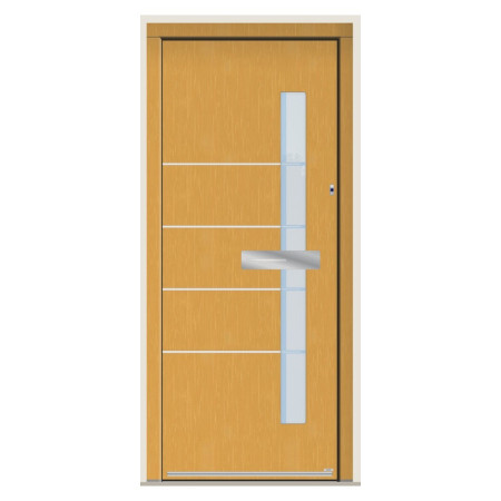 Porte d’entrée bois Pirnar 0160 sur mesure | A2T