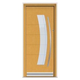 Porte d’entrée bois Pirnar 1920 sur mesure | A2T