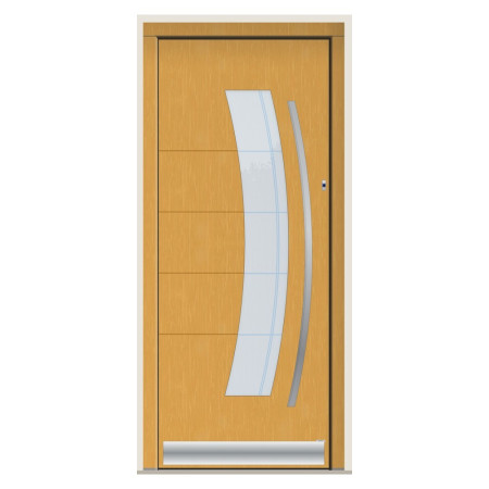 Porte d’entrée bois Pirnar 1920 sur mesure | A2T