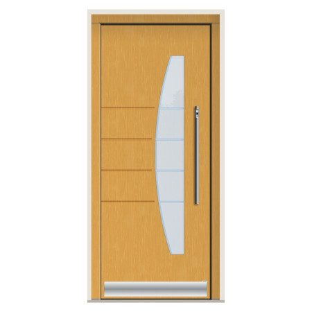 Porte d’entrée bois Pirnar 1970 sur mesure | A2T