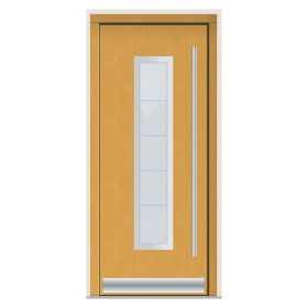 Porte d’entrée bois Pirnar 2341 sur mesure | A2T