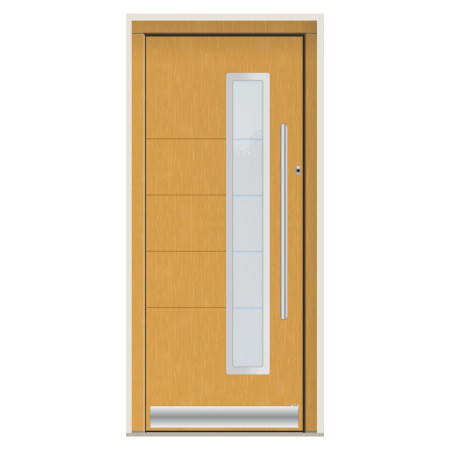 Porte d’entrée bois Pirnar 2521 sur mesure | A2T
