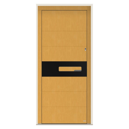Porte d’entrée bois Pirnar 6005 sur mesure | A2T