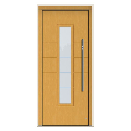 Porte d’entrée bois Pirnar 1033 sur mesure | A2T