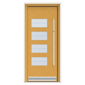 Porte d’entrée bois Pirnar 1673 sur mesure | A2T