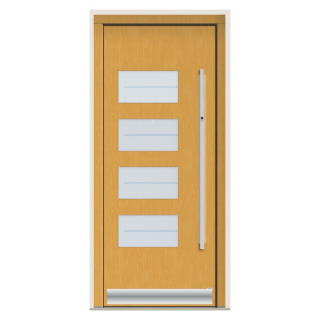 Porte d’entrée bois Pirnar 1673 sur mesure | A2T