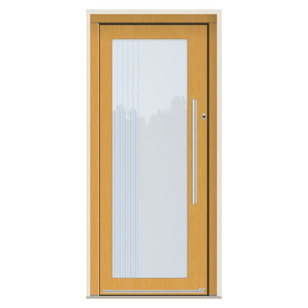 Porte d’entrée bois Pirnar 1005 sur mesure | A2T