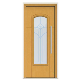 Porte d’entrée bois Pirnar 3031 sur mesure | A2T