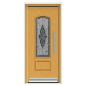 Porte d’entrée bois Pirnar 3141 sur mesure | A2T