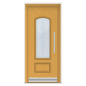 Porte d’entrée bois Pirnar 8190 sur mesure | A2T
