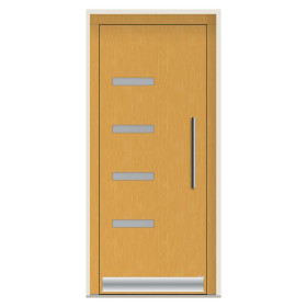 Porte d’entrée bois Pirnar 8260 sur mesure | A2T