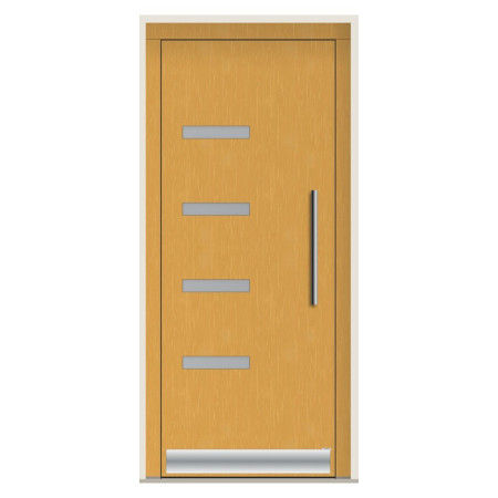 Porte d’entrée bois Pirnar 8260 sur mesure | A2T