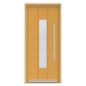 Porte d’entrée bois Pirnar 8280 sur mesure | A2T