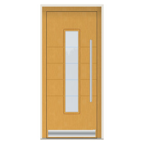 Porte d’entrée bois Pirnar 8290 sur mesure | A2T