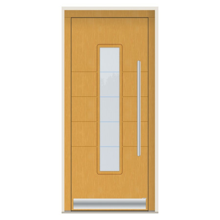 Porte d’entrée bois Pirnar 8290 sur mesure | A2T