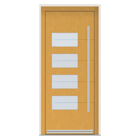 Porte d’entrée bois Pirnar 8410 sur mesure | A2T