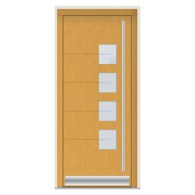 Porte d’entrée bois Pirnar 8460 sur mesure | A2T