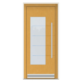 Porte d’entrée bois Pirnar 8470 sur mesure | A2T