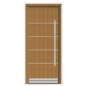 Porte d’entrée bois Pirnar 8210P sur mesure | A2T
