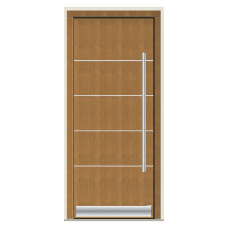 Porte d’entrée bois Pirnar 8210P sur mesure | A2T