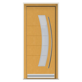 Porte d’entrée bois Pirnar 8230P sur mesure | A2T
