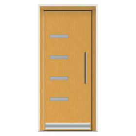 Porte d’entrée bois Pirnar 8260P sur mesure | A2T