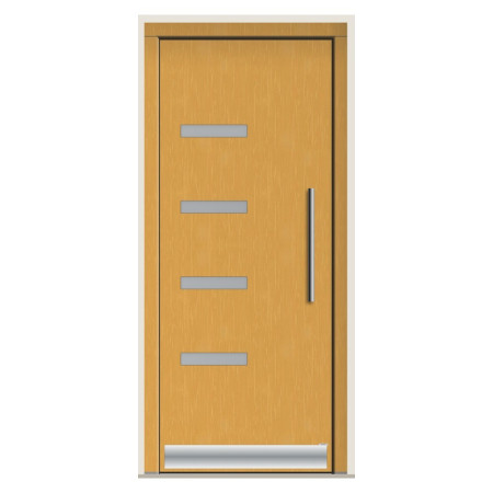 Porte d’entrée bois Pirnar 8260P sur mesure | A2T