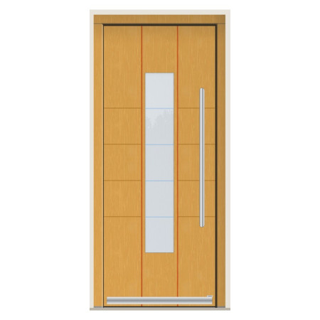 Porte d’entrée bois Pirnar 8280P sur mesure | A2T