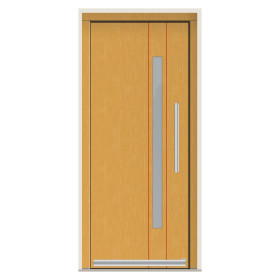 Porte d’entrée bois Pirnar 8310P sur mesure | A2T