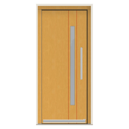 Porte d’entrée bois Pirnar 8310P sur mesure | A2T