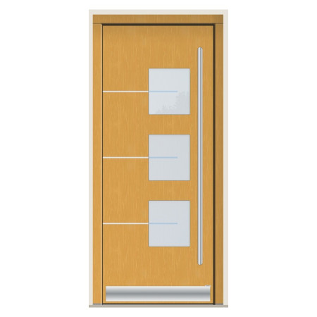 Porte d’entrée bois Pirnar 8450P sur mesure | A2T