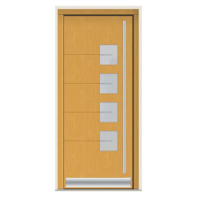 Porte d’entrée bois Pirnar 8460P sur mesure | A2T