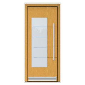 Porte d’entrée bois Pirnar 8470P sur mesure | A2T