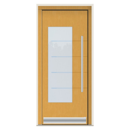 Porte d’entrée bois Pirnar 8470P sur mesure | A2T