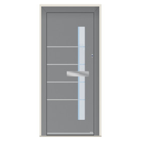 Porte d’entrée bois-alu Pirnar 0160 sur mesure | A2T