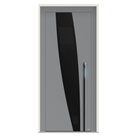 Porte d’entrée bois-alu Pirnar 0170 sur mesure | A2T