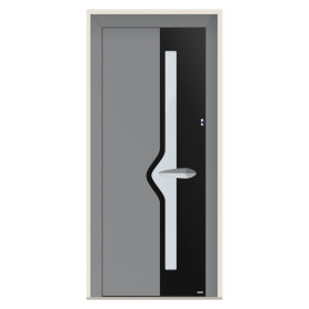 Porte d’entrée bois-alu Pirnar 0180 sur mesure | A2T