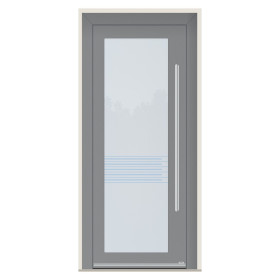 Porte d’entrée bois-alu Pirnar 1004 sur mesure | A2T