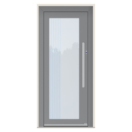 Porte d’entrée bois-alu Pirnar 1005 sur mesure | A2T