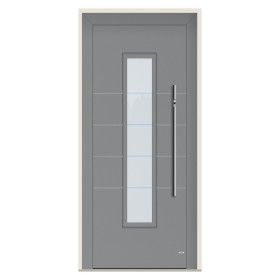 Porte d’entrée bois-alu Pirnar 1033 sur mesure | A2T
