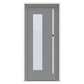 Porte d’entrée bois-alu Pirnar 1040 sur mesure | A2T